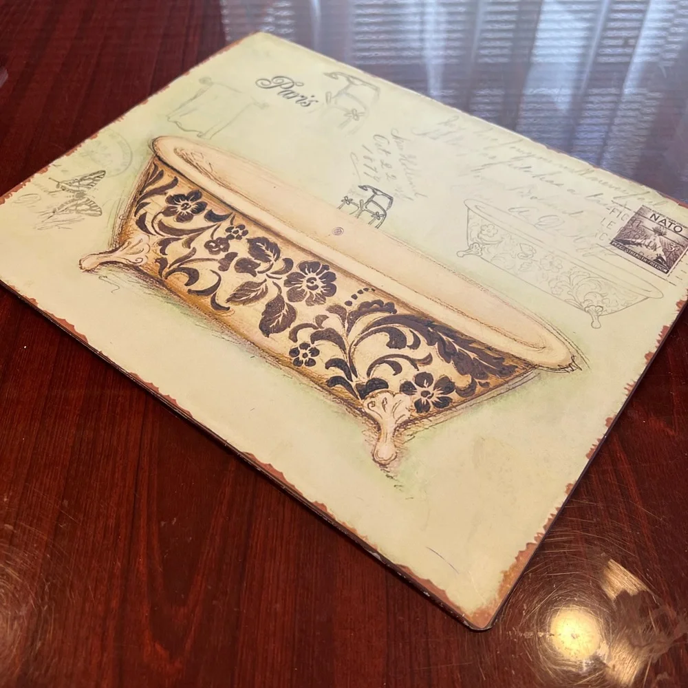 Vintage Paris Bathtub Art Print - Picture 8 of 9